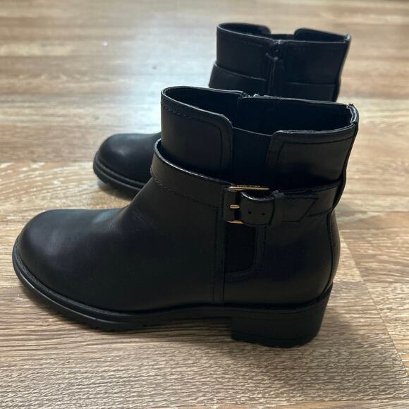 Cole Haan Catherine Waterproof Block Heel Booties 7.5 Chunky - Picture 5 of 12